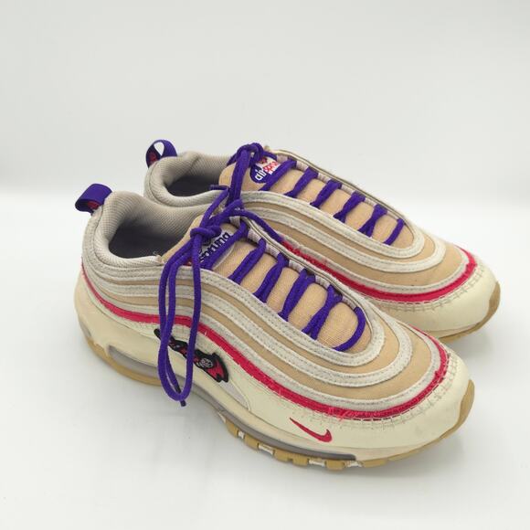 Nike Air Max 97 SE Men\'s Size 6.5 \'Air Sprung Sail Electro Purple\' DH4759-200 main image 4